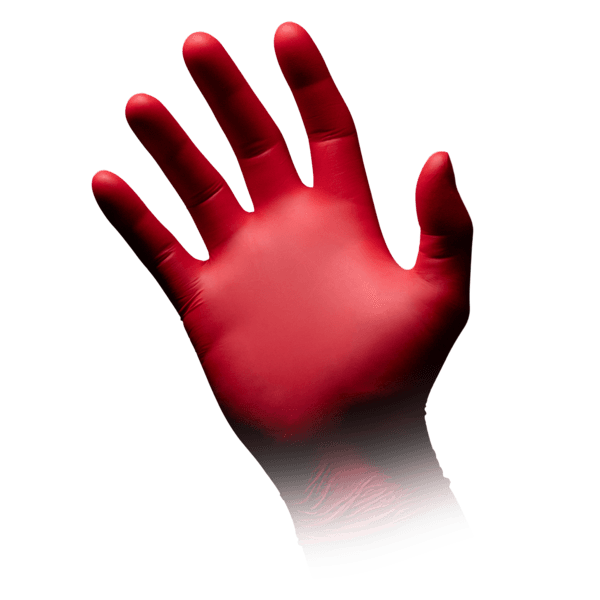 Guantes de nitrilo Style Red 100 ud PFAQL 1,5 – rojo | EPI cat. III PS clase I