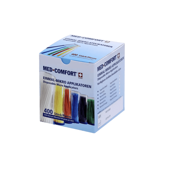Pack 100 uds micro aplicadores regulares 10 cm verde