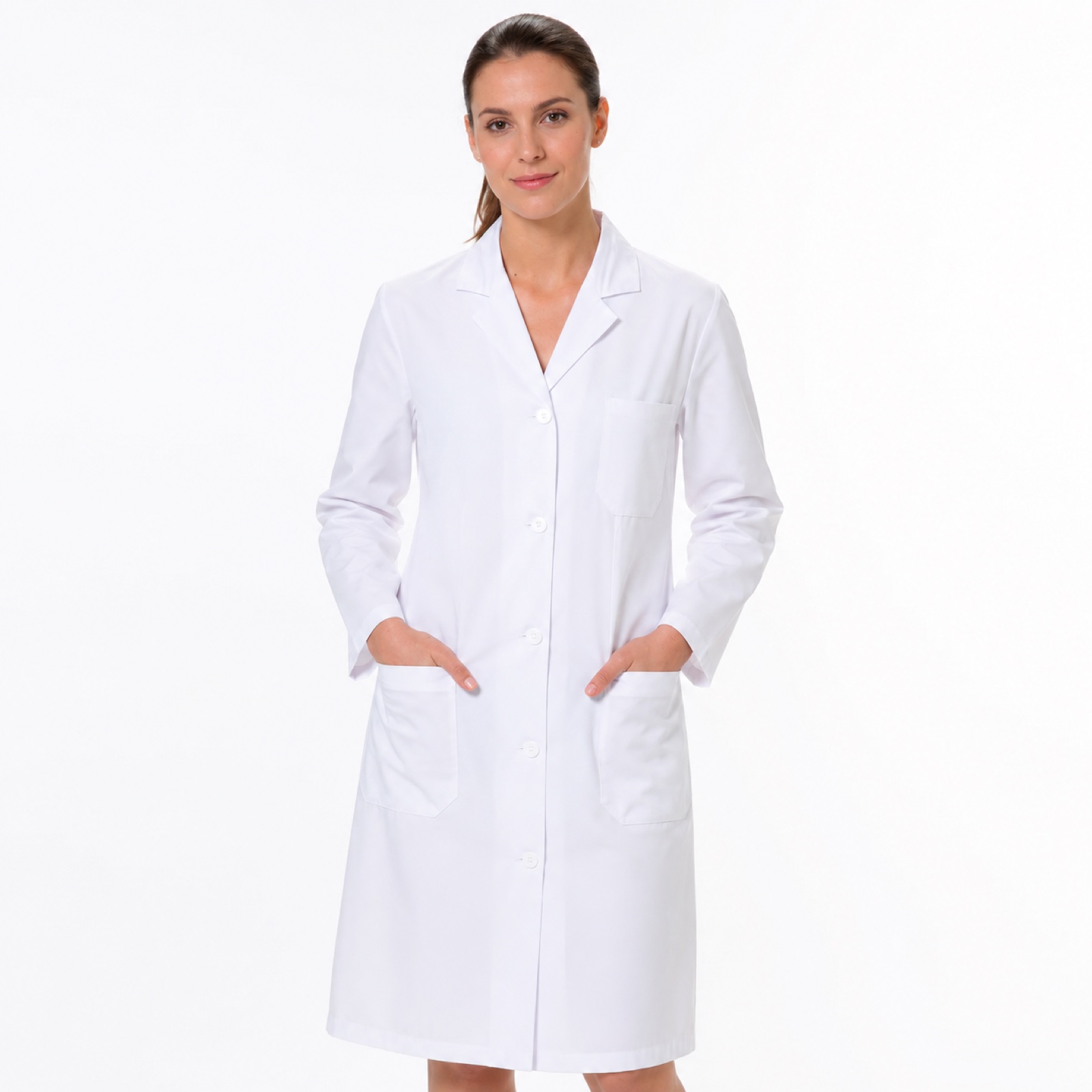 Bata sanitaria blanca